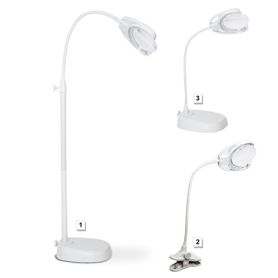 Lampe de sol conçue, lampe LED sans ombre à lumière froide, loupe de  broderie verticale lumineuse (taille : 24 W) : : Outils et  Bricolage